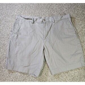 Ralph Lauren Shorts Men Sz 40 9in Inseam Stretch Classic Fit Chino White Pony